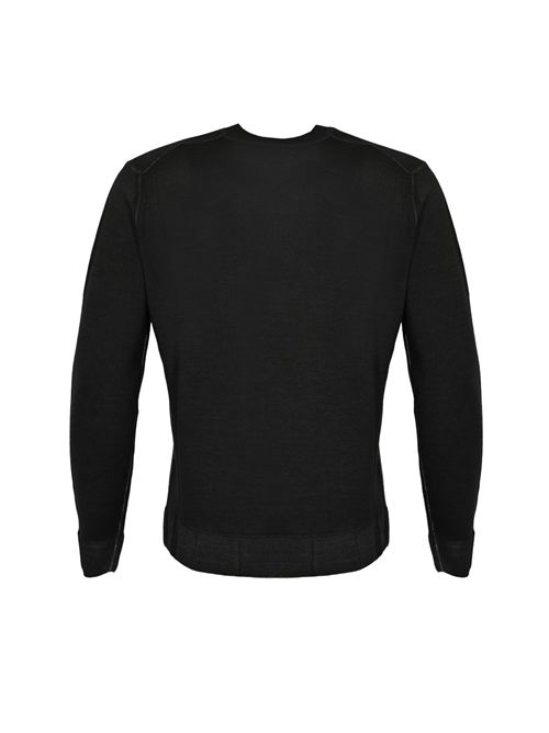 Maglione girocollo in lana merino Total Eclipse C.P. COMPANY | 19CMKN024A003247F888
